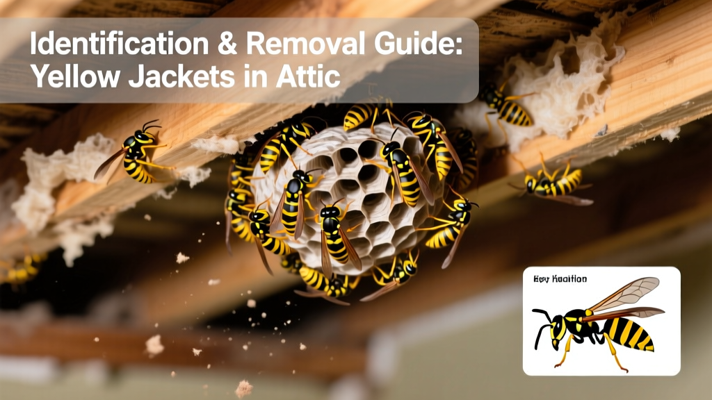 Yellow Jackets in Attic: Identification & Removal Guide
