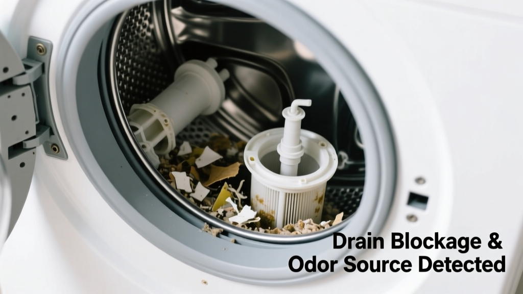 Washer Not Draining & Smells Bad: Quick Diagnosis