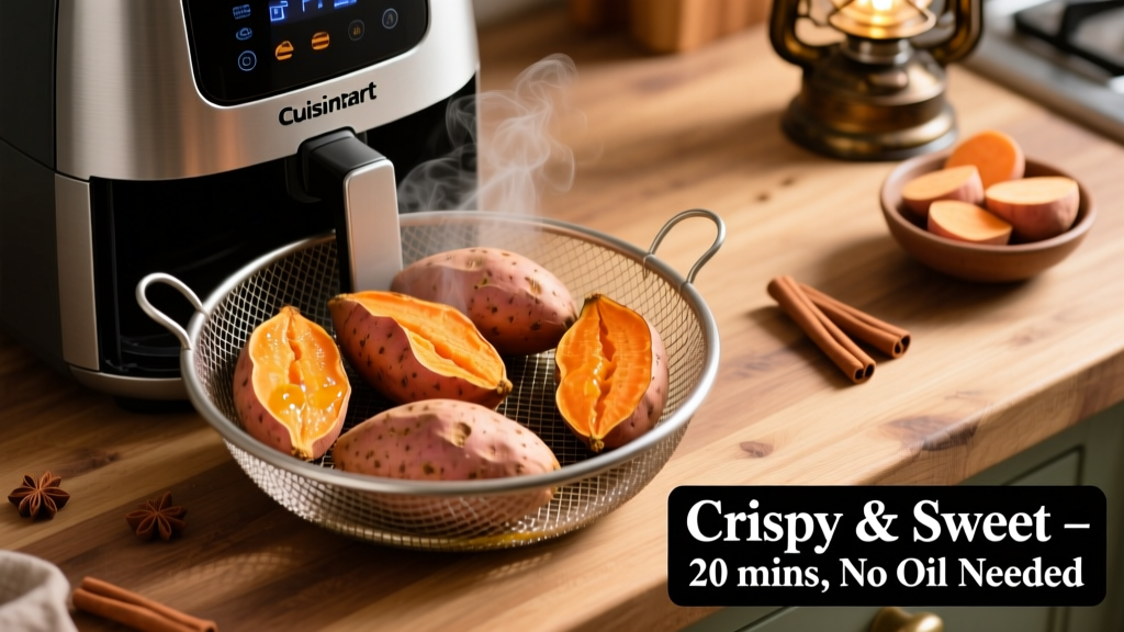 Crispy Sweet Potatoes in Your Cuisinart Air Fryer