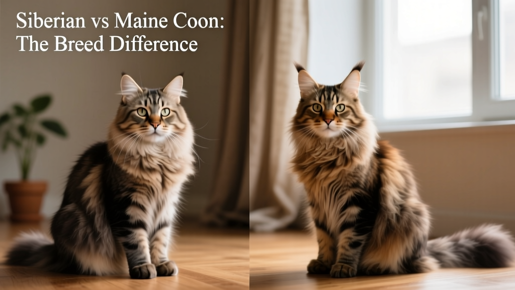Siberian Cats vs Maine Coons: The Differences