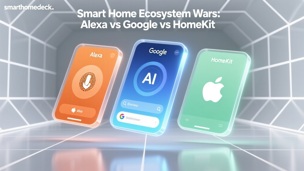 Smart Home Ecosystem Wars: Alexa vs Google vs HomeKit