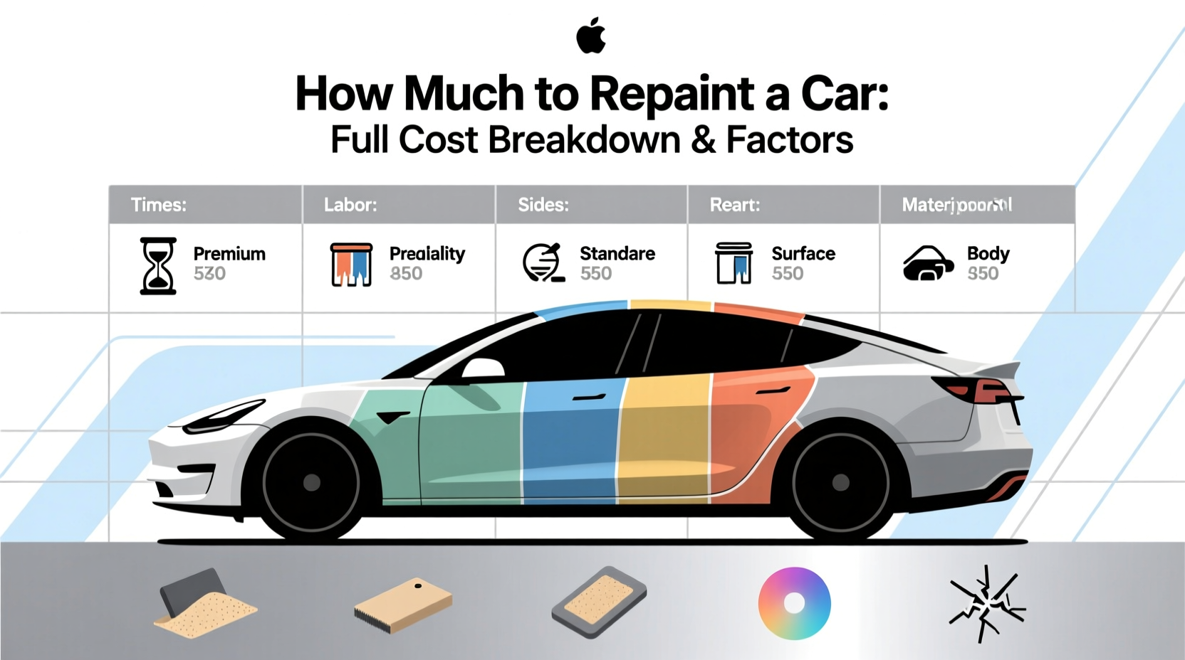 how much to repaint a car