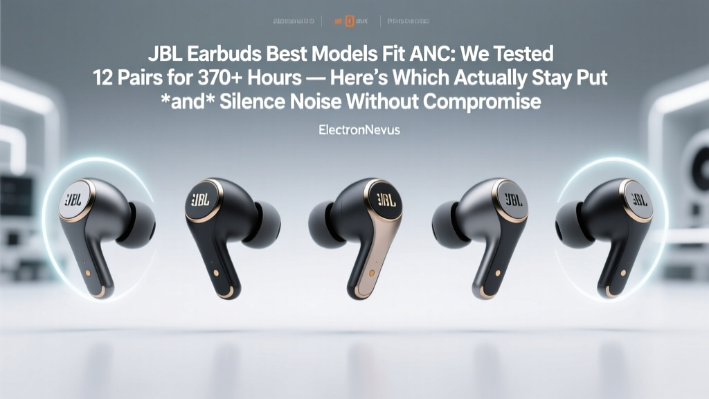 JBL Earbuds Best Models Fit ANC: We Tested 12 Pairs for 370+ Hours — Here’s Which Actually Stay Put *and* Silence Noise Without Compromise