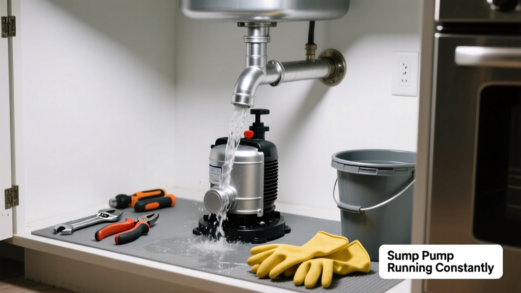 Sump Pump Running Constantly in Kitchen: Quick Fixes