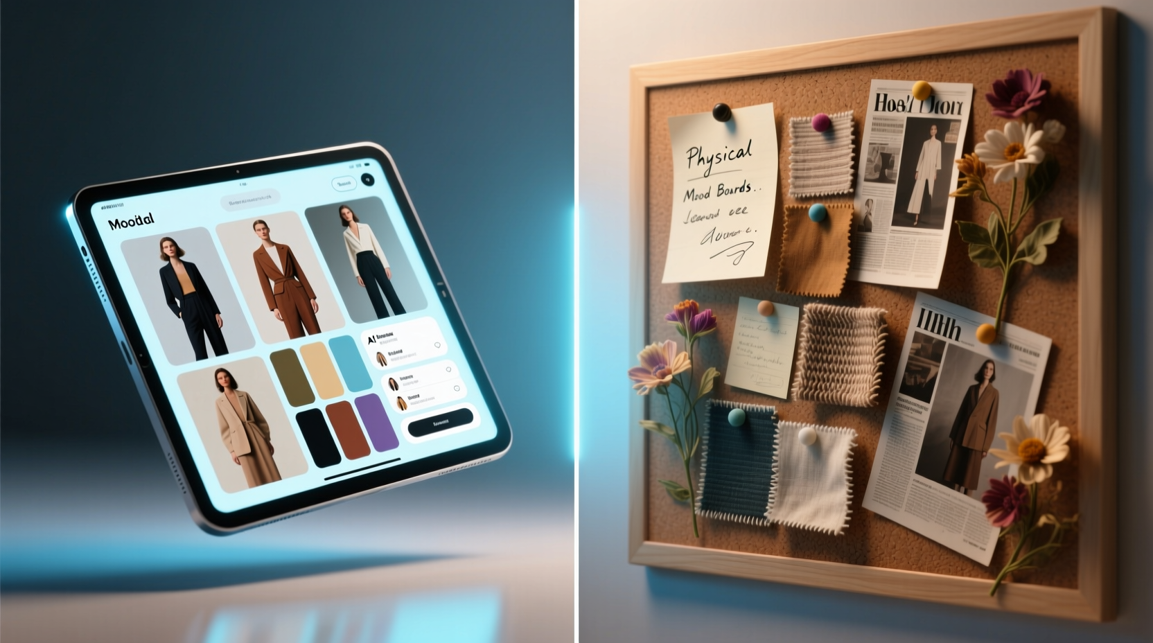 closet mood boards digital vs physical