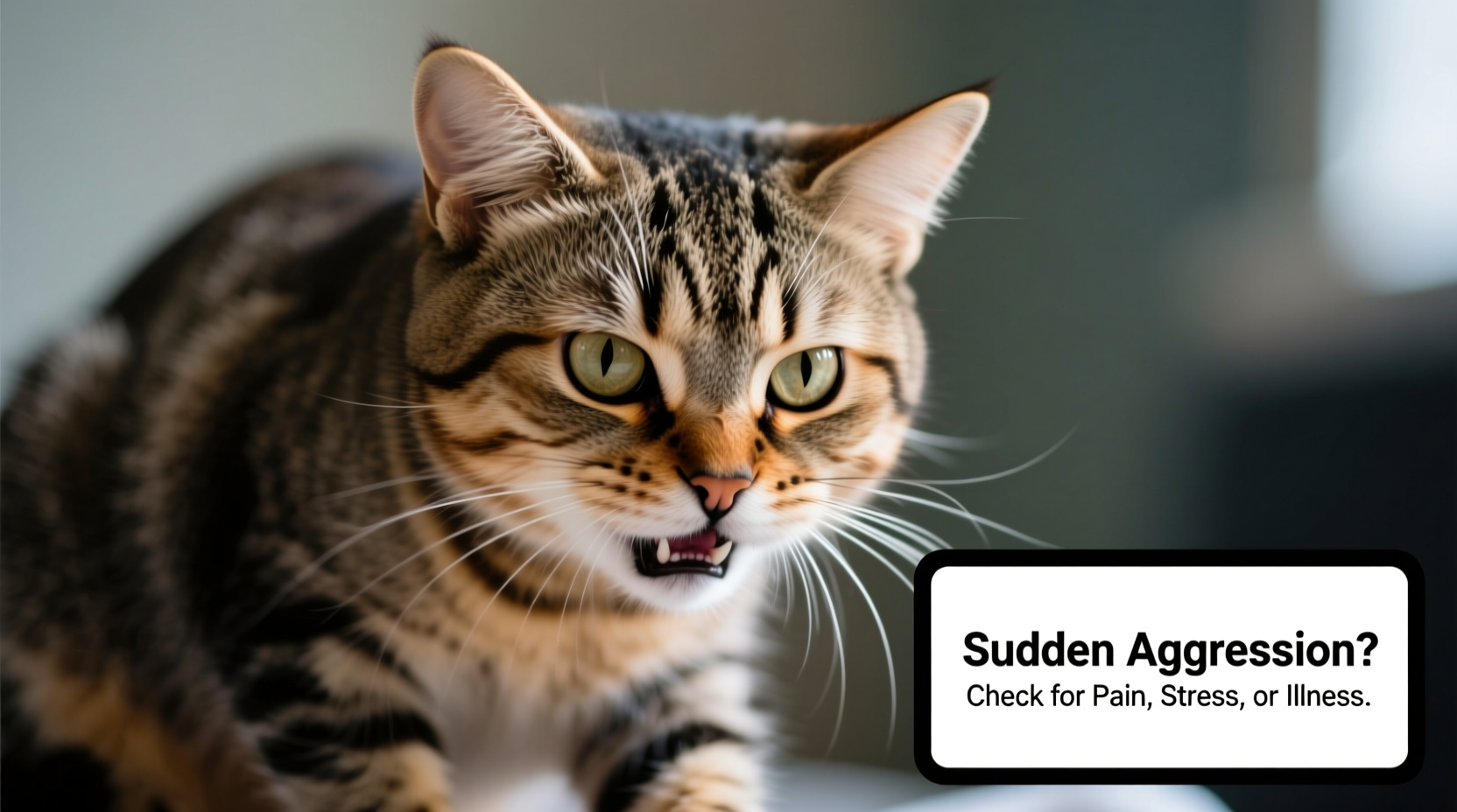 what causes sudden cat aggression and when should you call the vet