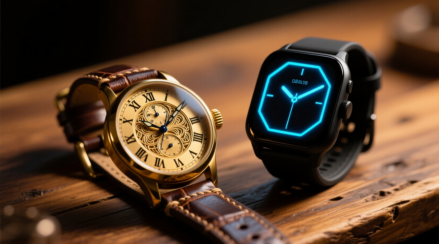 analog watch vs digital which tells time with more personality and style