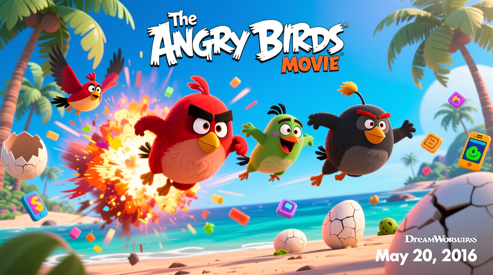 When Did the Angry Birds Movie Come Out? May 20, 2016