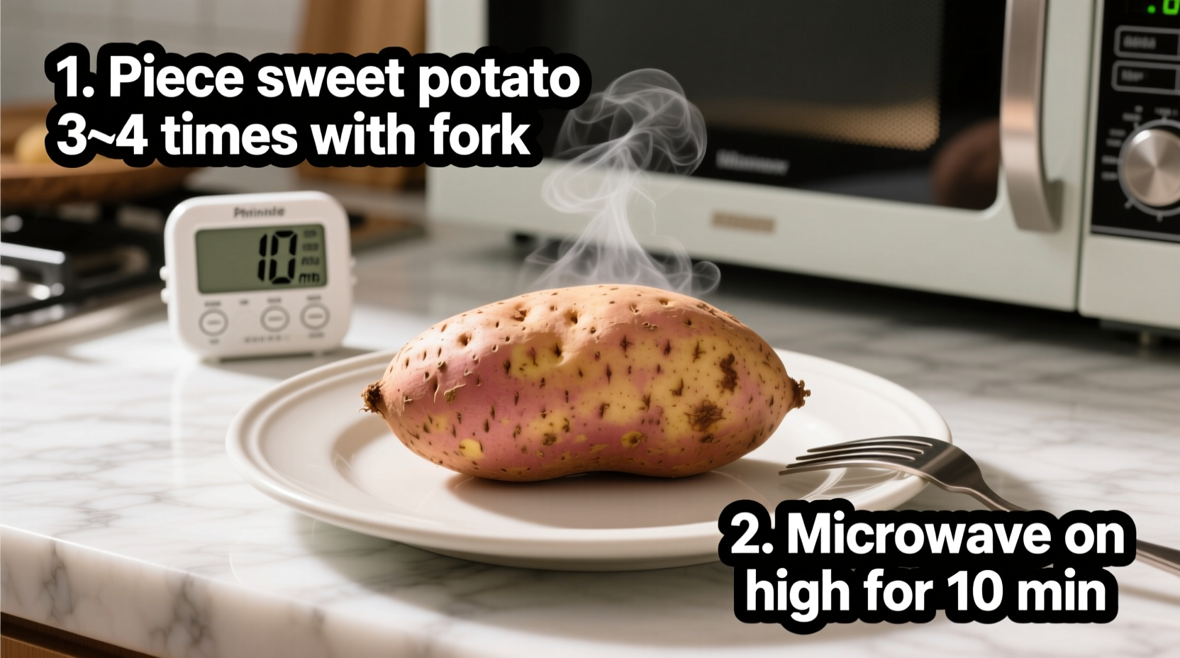 Microwave Sweet Potato: Perfect in 8 Minutes