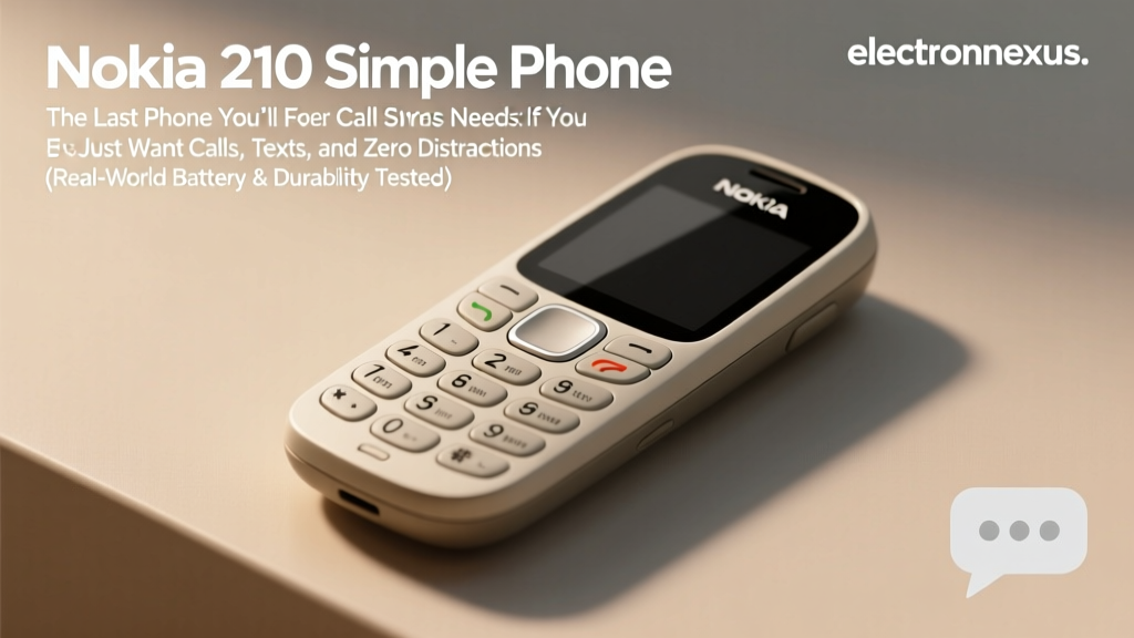 Nokia 210 Simple Phone For Call Sms Needs: The Last Phone You’ll Ever Need If You Just Want Calls, Texts, and Zero Distractions (Real-World Battery & Durability Tested)