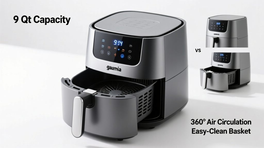 Gourmia 9 Qt Air Fryer Review: Crispy Truths & Design Tips