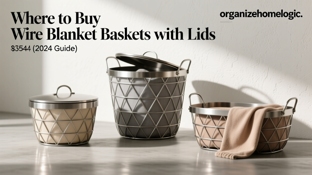 Where to Buy Wire Blanket Baskets with Lids (2024 Guide)