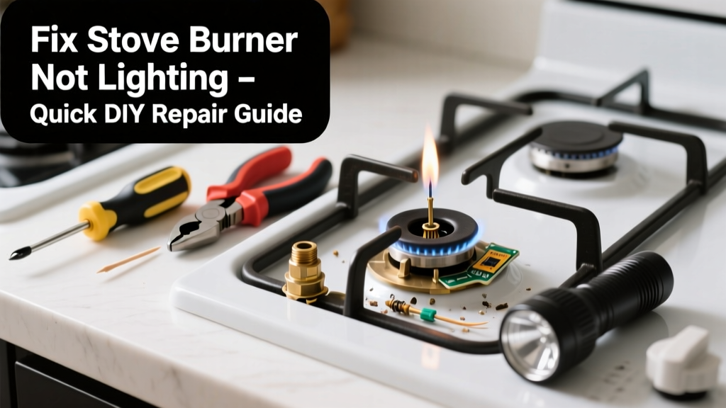Fix Stove Burner Not Lighting: Quick DIY Repair Guide