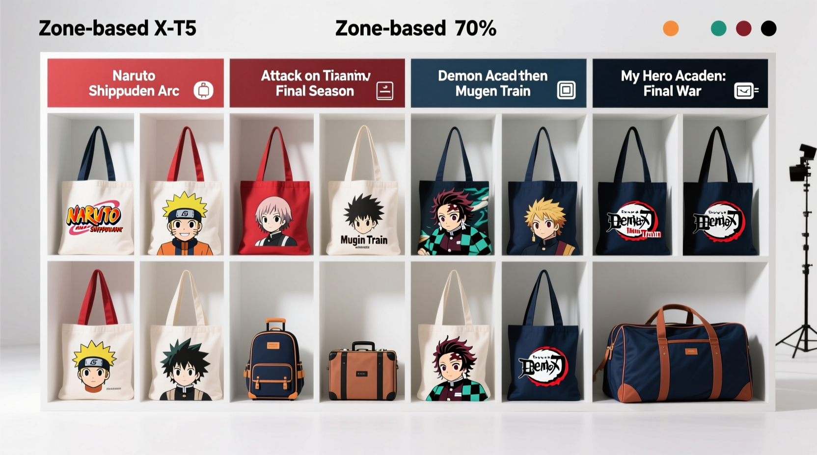 closet organization tips for anime tote bags