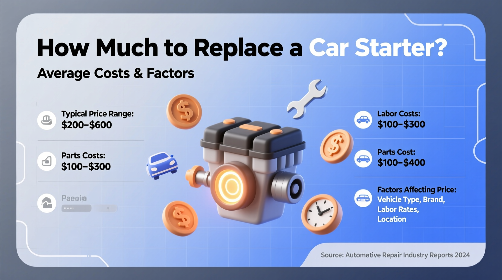 how much to replace car starter