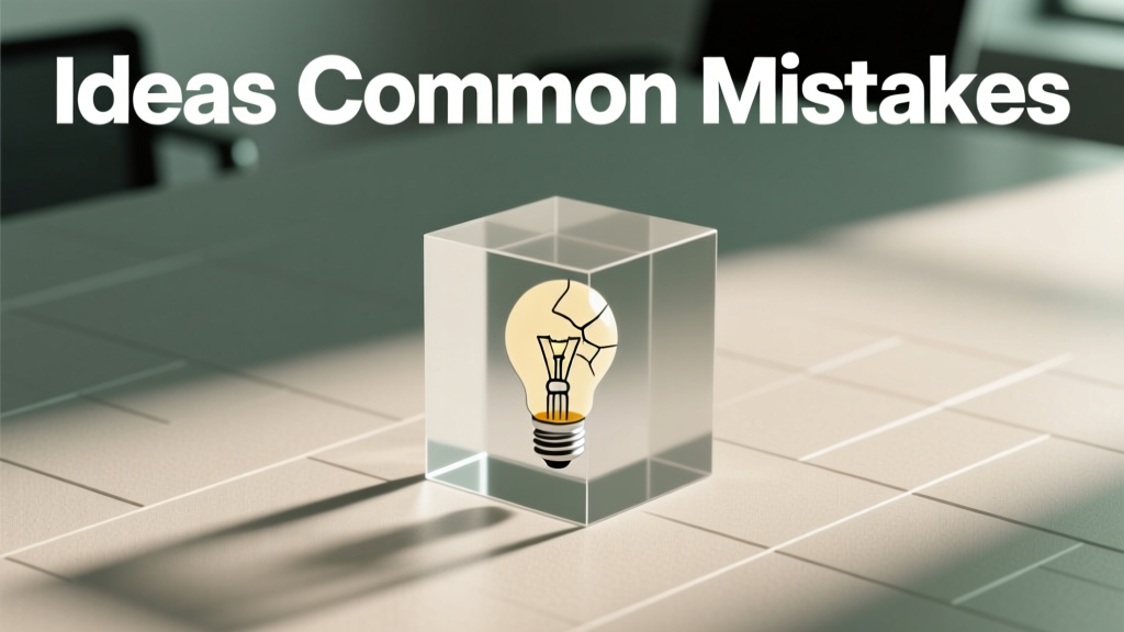 Ideas Common Mistakes: Why Brilliant Concepts Fail Before Launch