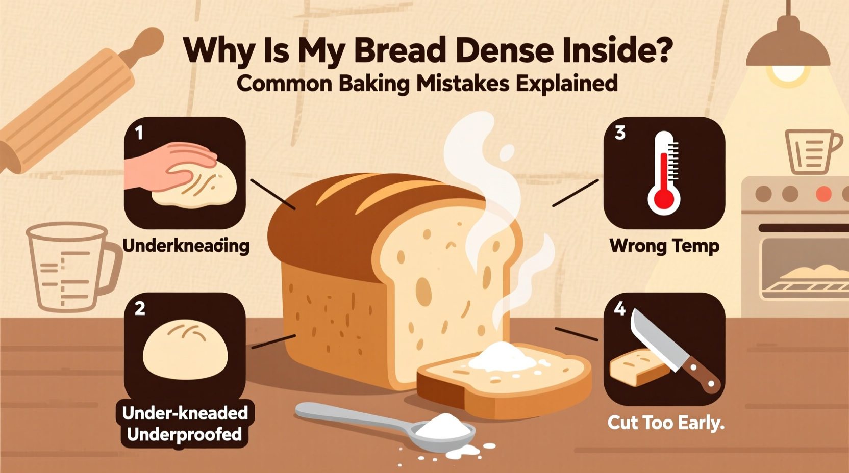 Why Is My Bread Heavy And Dense