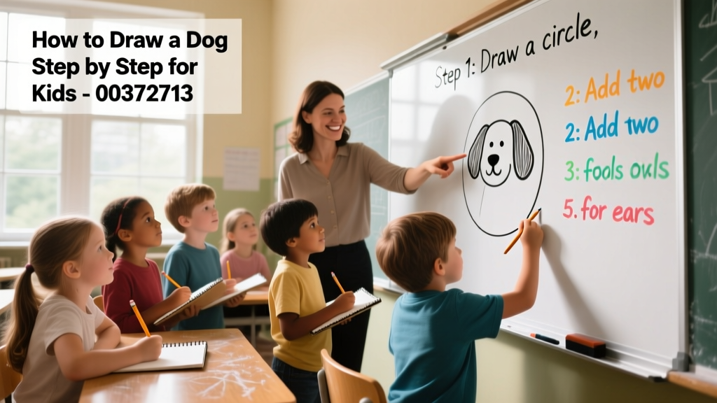 How To Draw A Dog Step By Step For Kids: A Developmentally Appropriate Art Activity for Ages 4–9