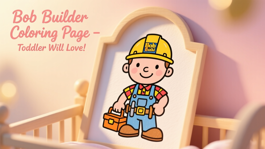 Bob the Builder Coloring Pages: Developmentally Rich Activities for Toddlers Ages 2–4