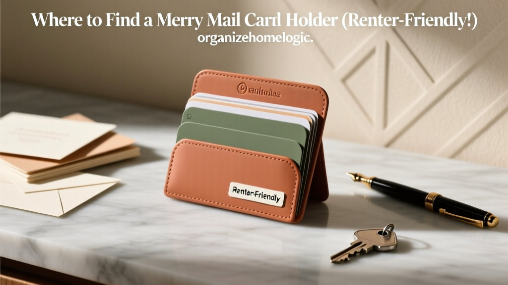 Where to Find a Merry Mail Card Holder (Renter-Friendly!)