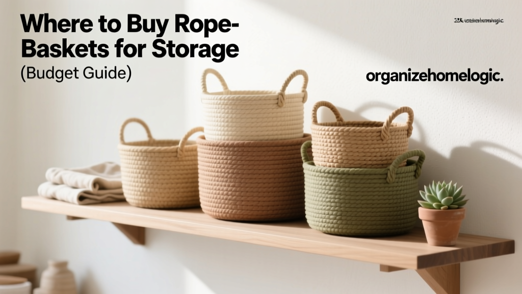 Where to Buy Rope Baskets for Storage (Budget Guide)