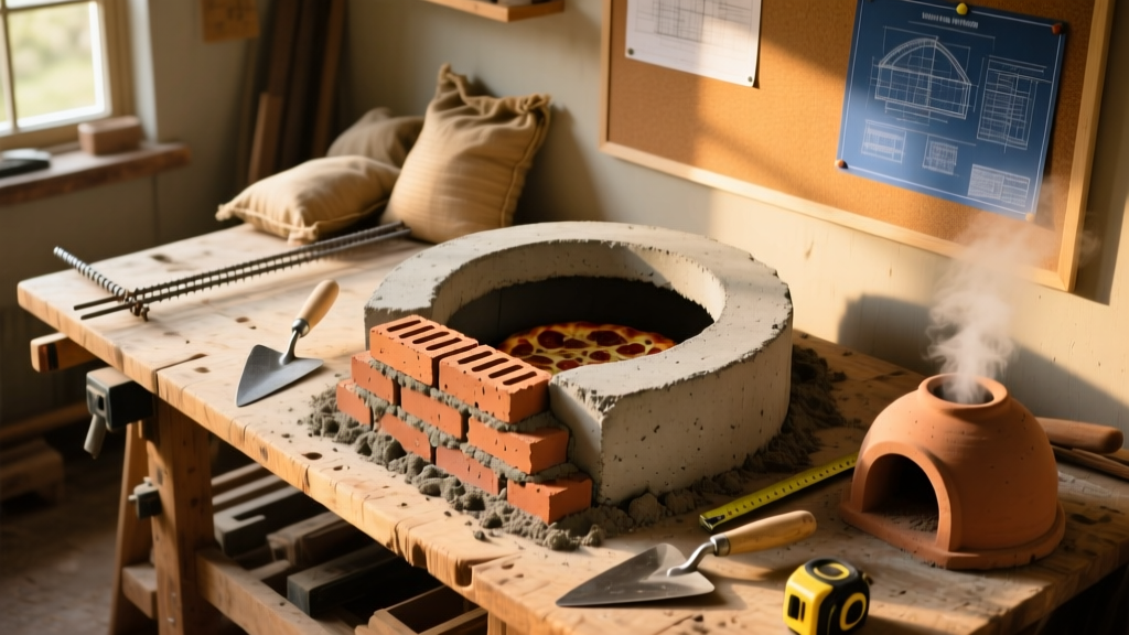 DIY Pizza Oven Base: Concrete & Brick Build Guide