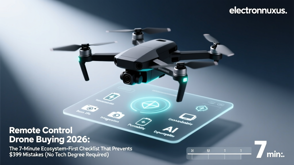 Remote Control Drone Buying 2026: The 7-Minute Ecosystem-First Checklist That Prevents $399 Mistakes (No Tech Degree Required)