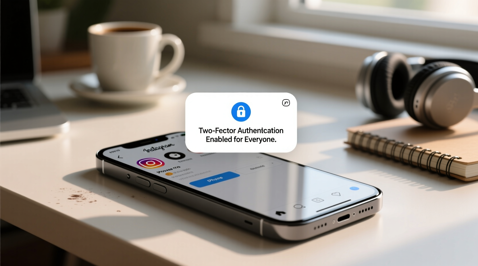 instagram rolls out two factor authentication for every