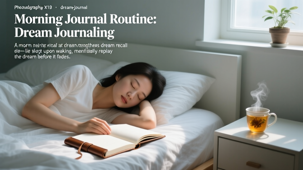 Morning Journal Routine: Dream Journaling