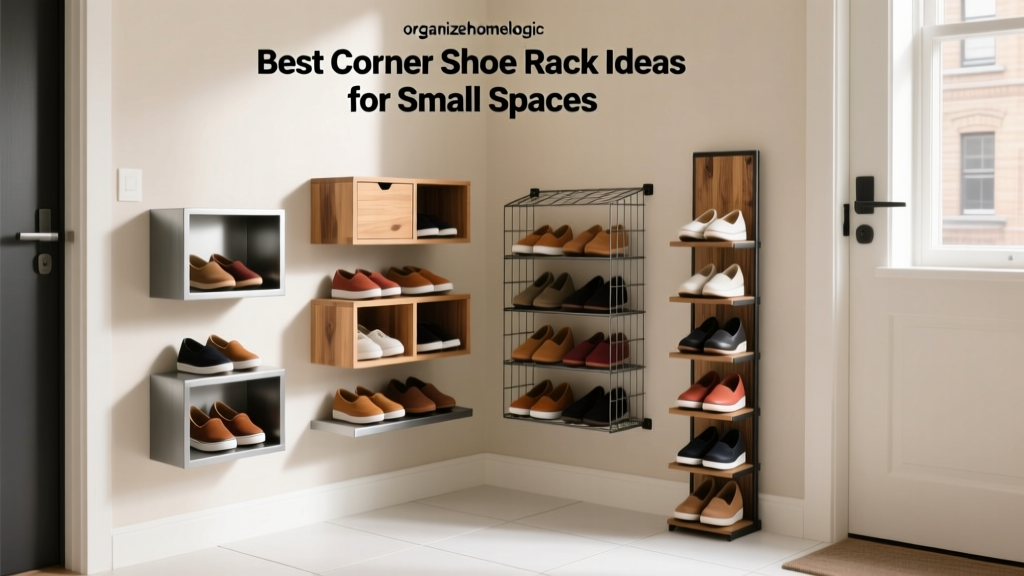 Best Corner Shoe Rack Ideas for Small Spaces