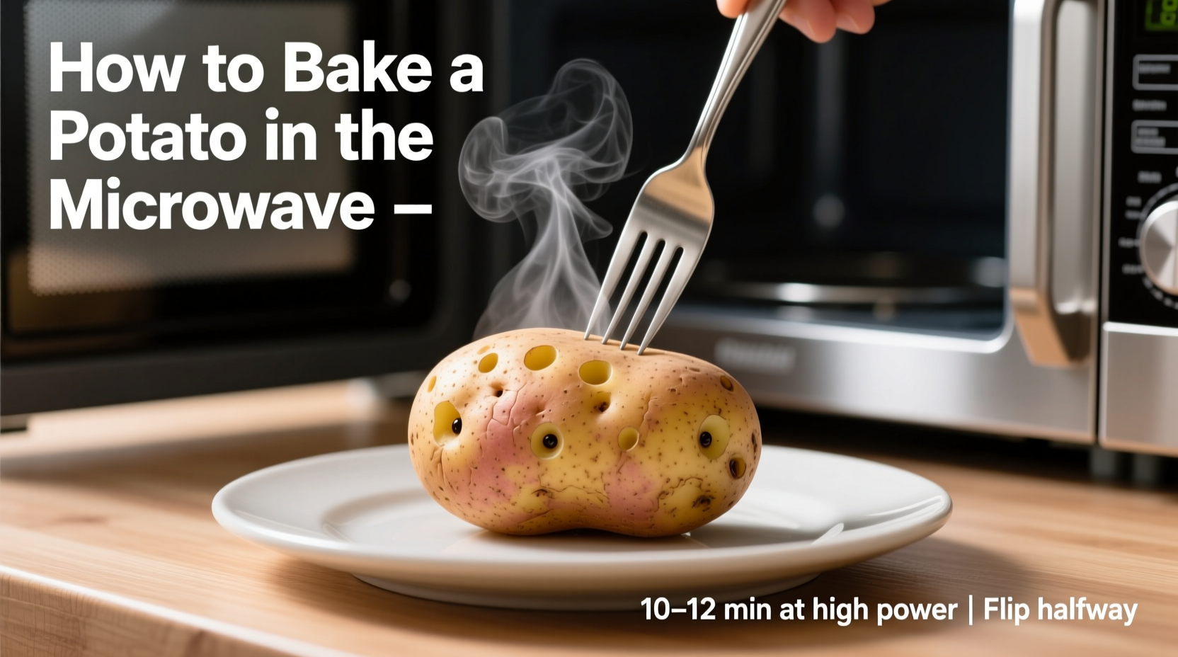 Microwave Baked Potato: Fast Perfect Results in 10 Minutes