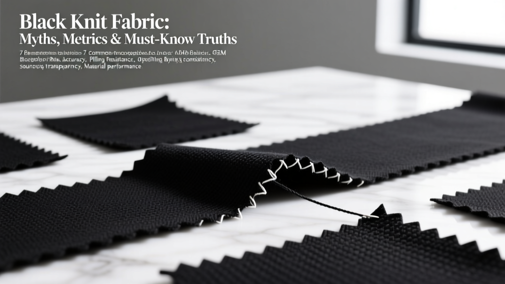 Black Knit Fabric: Myths, Metrics & Must-Know Truths