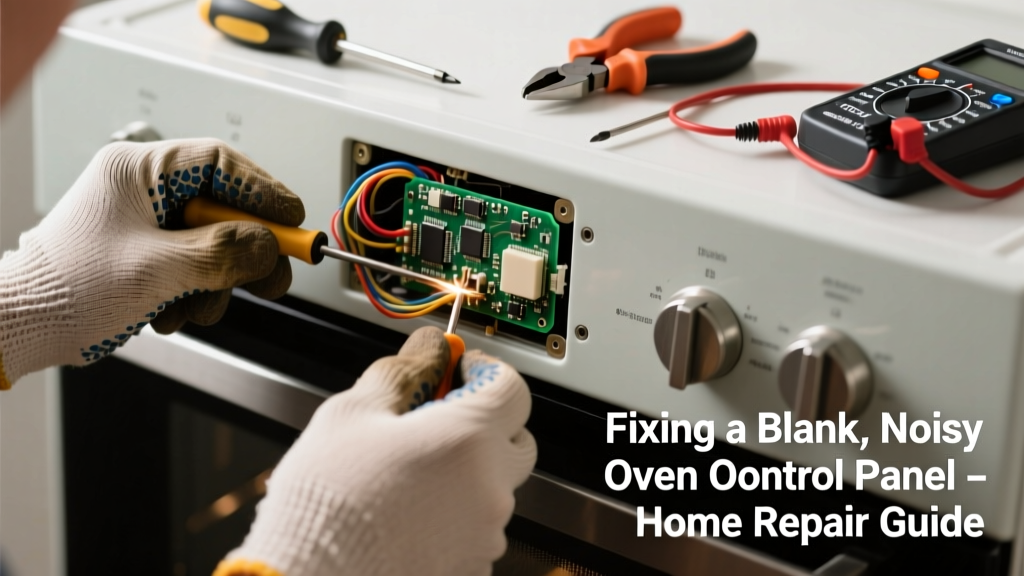 Fixing a Blank, Noisy Oven Control Panel