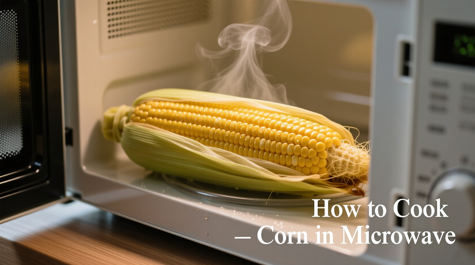how to cook ear of corn in microwave
