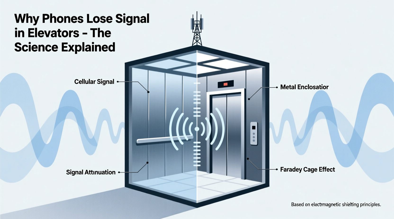 why does my phone lose signal in elevators the science explained