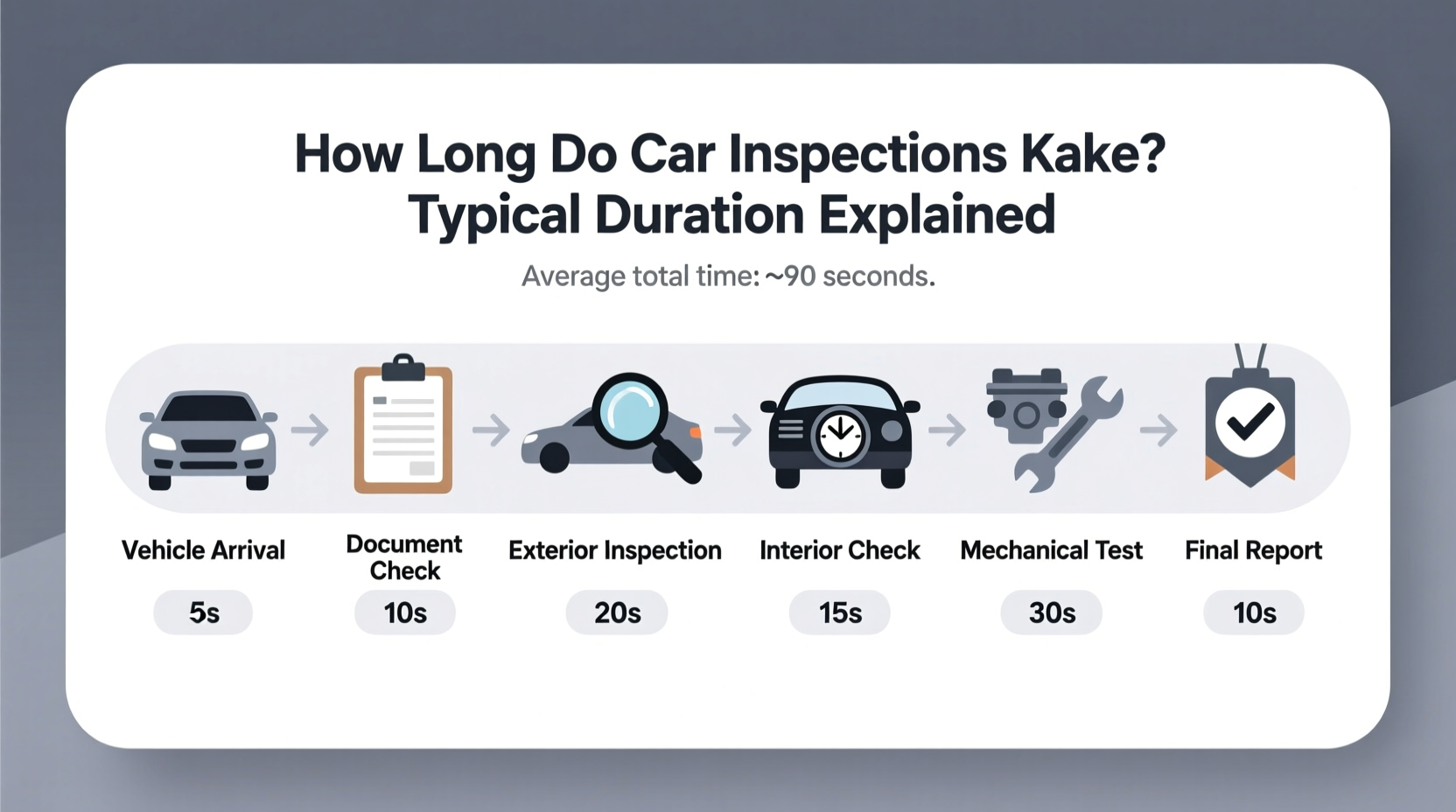 how long do car inspections take