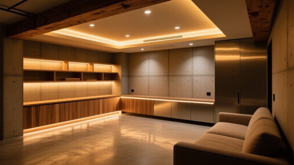 Budget Basement Lighting: Layered Ambience Under $1,200
