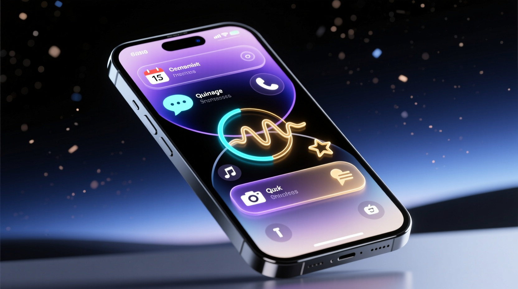 next lock screen adapts notifications and shortcuts to