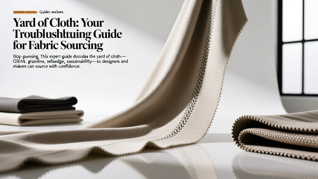 Yard of Cloth: Your Troubleshooting Guide for Fabric Sourcing