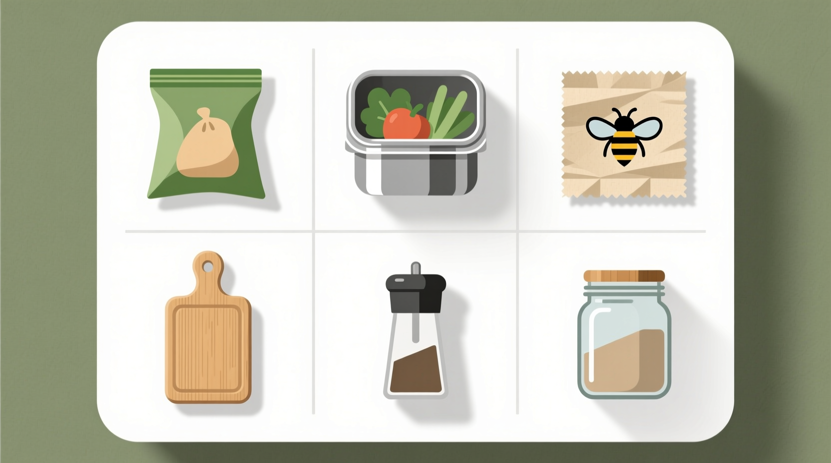 simple ways reduce kitchen plastic