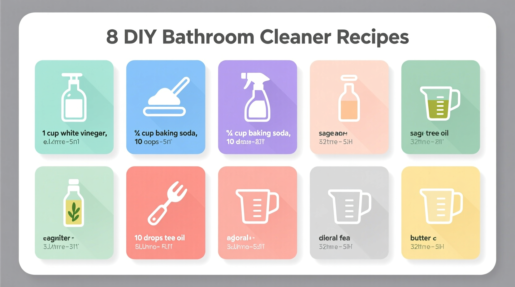 8 diy bathroom cleaner recipes