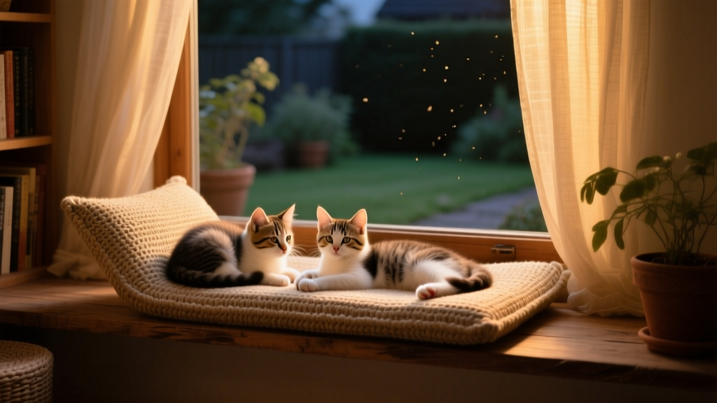 Where Should Kittens Sleep at Night?