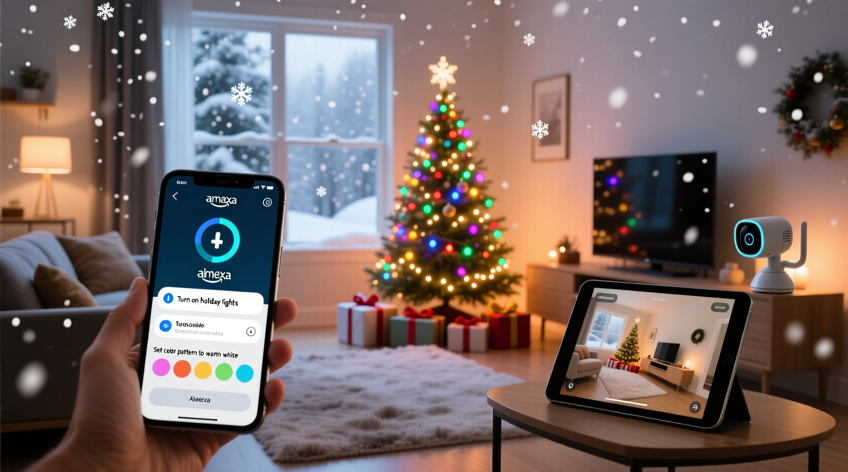 can you control christmas lights through alexa while on vacation remote access tips