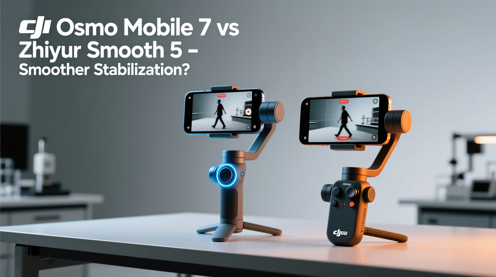 dji osmo mobile 7 vs zhiyun smooth 5 which phone gimbal shoots smoother video