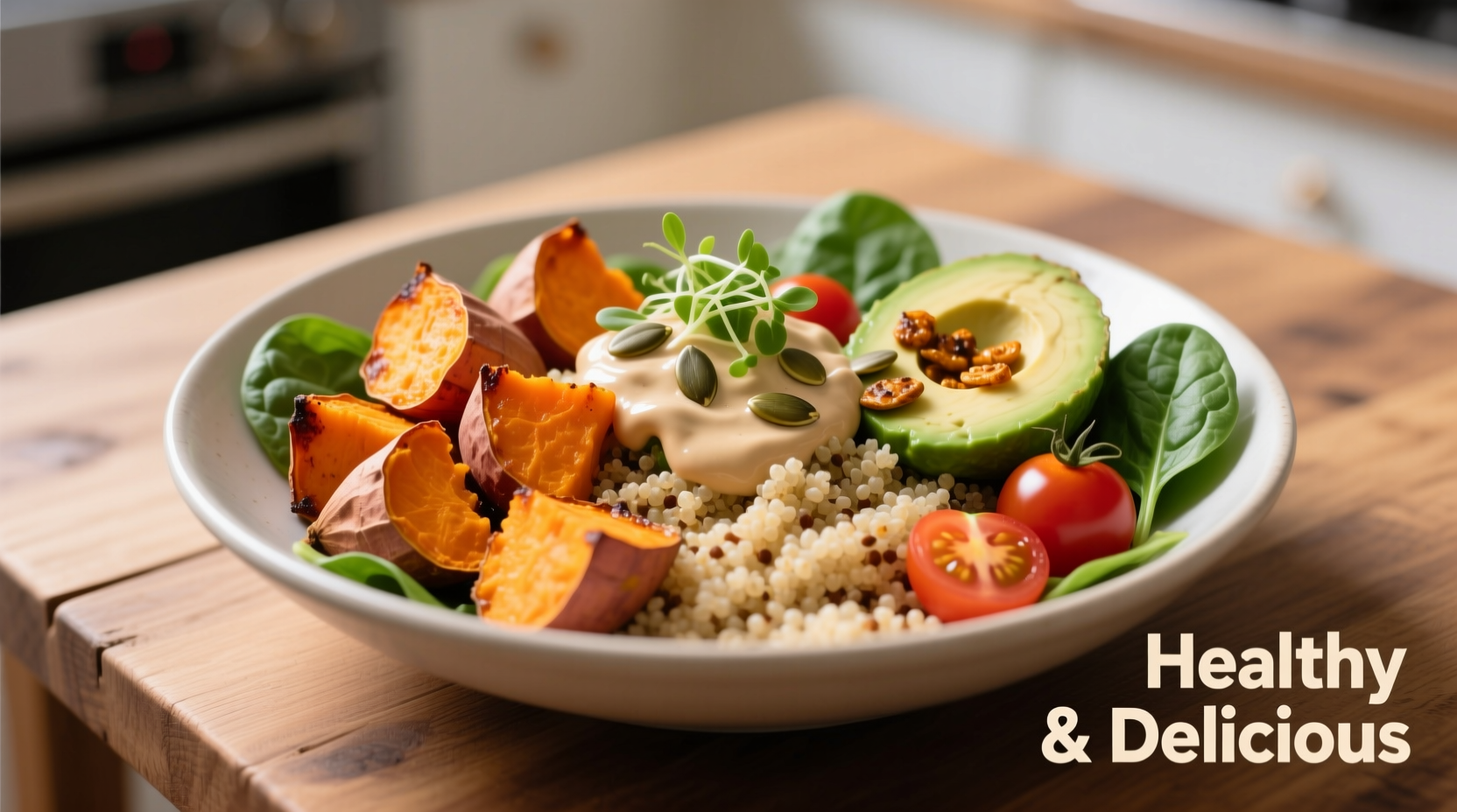 sweet potato quinoa bowl