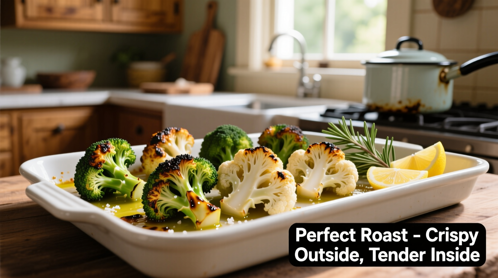 Perfect Roasted Broccoli & Cauliflower: Crispy Every Time