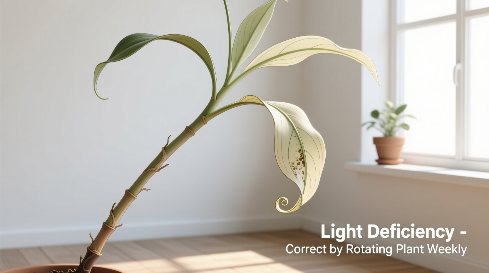 why is my plant growing sideways light issues and simple corrections