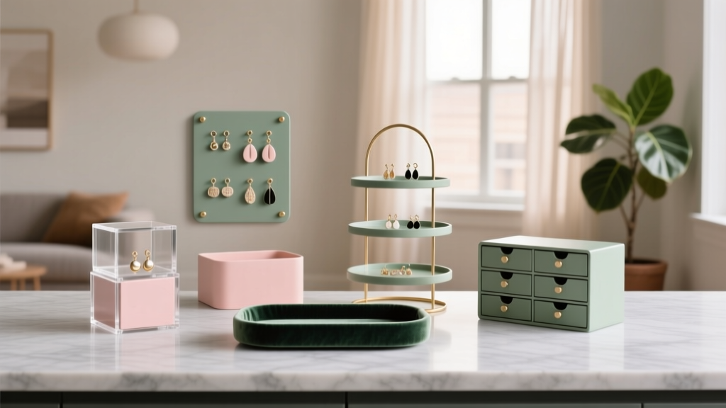 Large Earring Storage: Renter-Friendly Picks