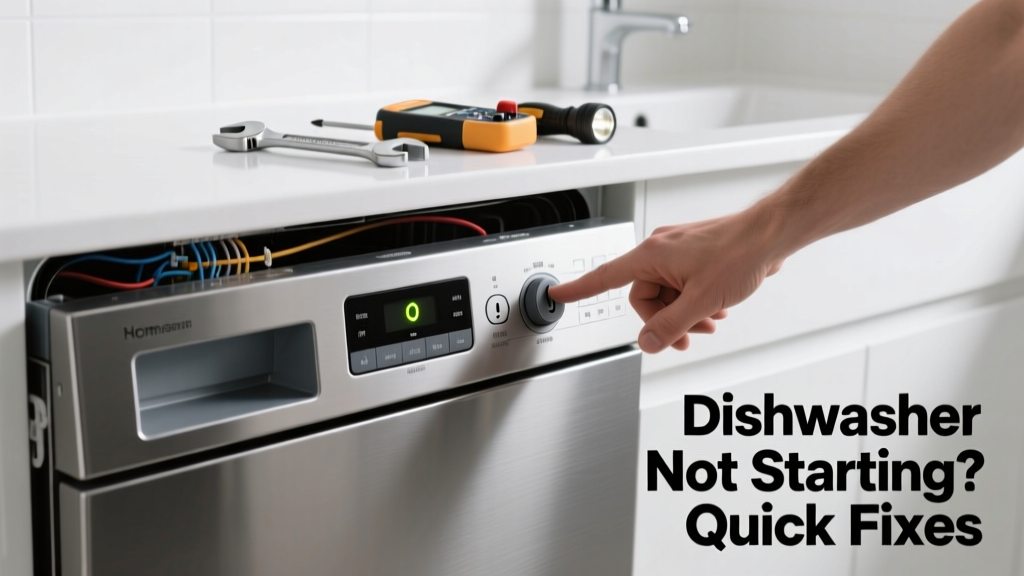 Dishwasher Not Starting in Bathroom: Quick Fixes