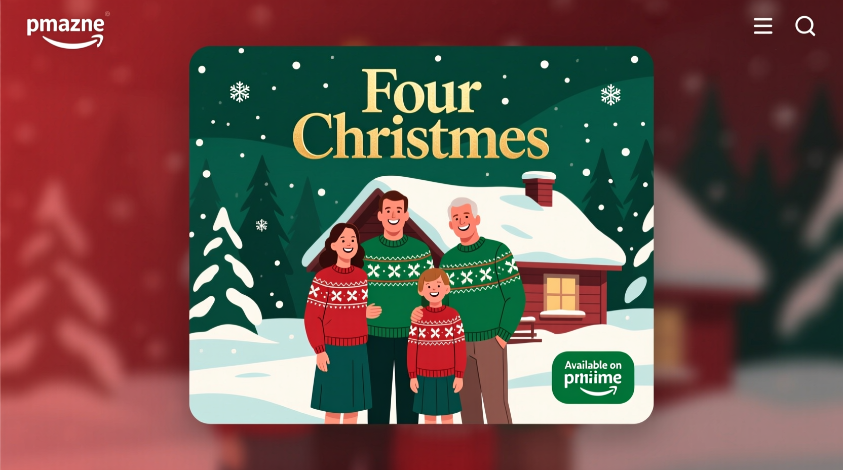 is four christmases on amazon prime